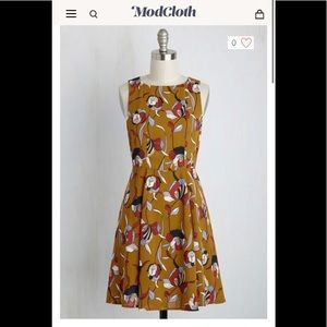 ModCloth Positive Painter Floral Dress